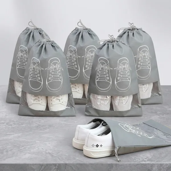 Shoe_Bag_Transparent_Window_Portable_Travel_Dust_Proof_Shoe_Bags_Pack_Of_10_Bags
