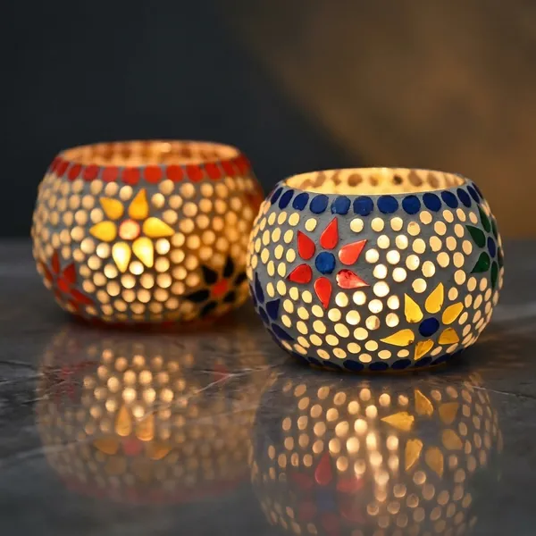 Ecraftindia_Set_Of_2_Mosaic_Glass_Decorative_Tea_Light_Holder_Default_Title