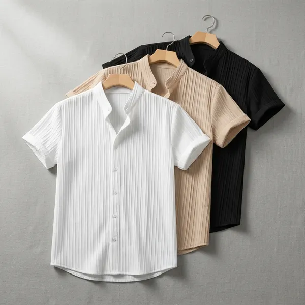 Men_S_Solid_Retro_Short_Sleeves_Button_Up_Shirt_Pack_Of_3_L