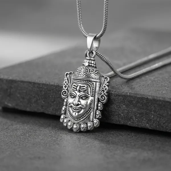 Silver_Mahakal_Pendant_With_Chain_Default_Title