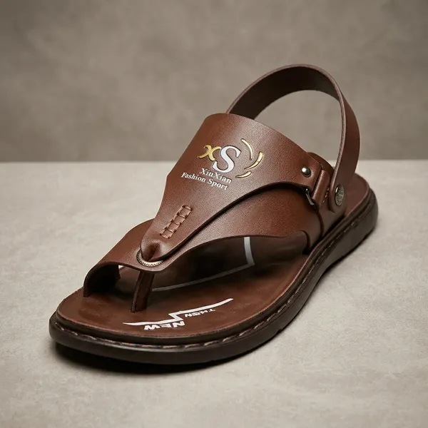 Men_S_Casual_Synthetic_Leather_Sandal_Brown_6