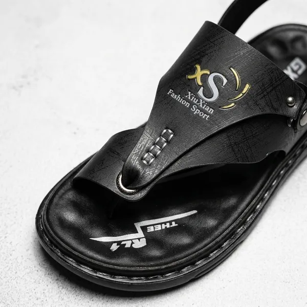 Men_S_Casual_Synthetic_Leather_Sandal_Brown_6