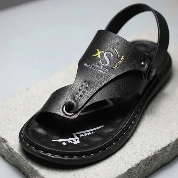Men_S_Casual_Synthetic_Leather_Sandal_Brown_10