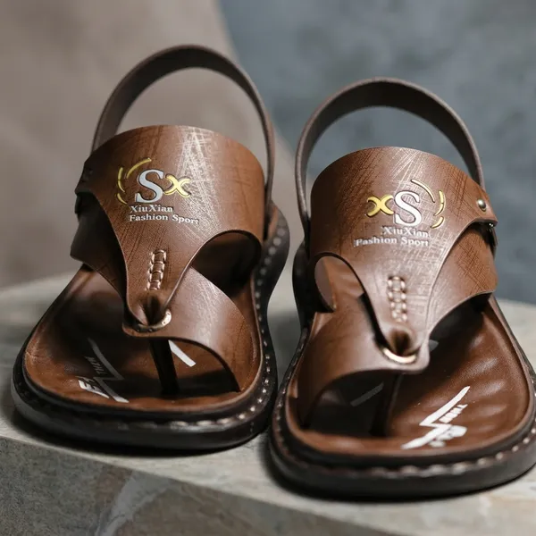 Men_S_Casual_Synthetic_Leather_Sandal_Brown_10