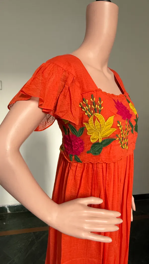 Clay_Orange_Kota_Doriya_dress