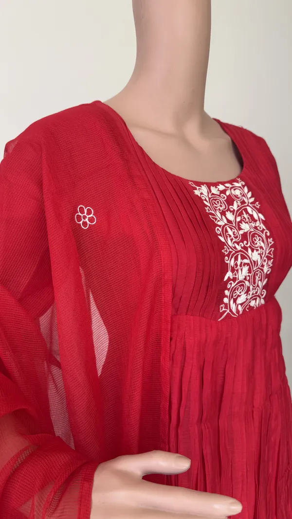 Red_Mul_Chanderi_With_Embroidered_Suit_Set