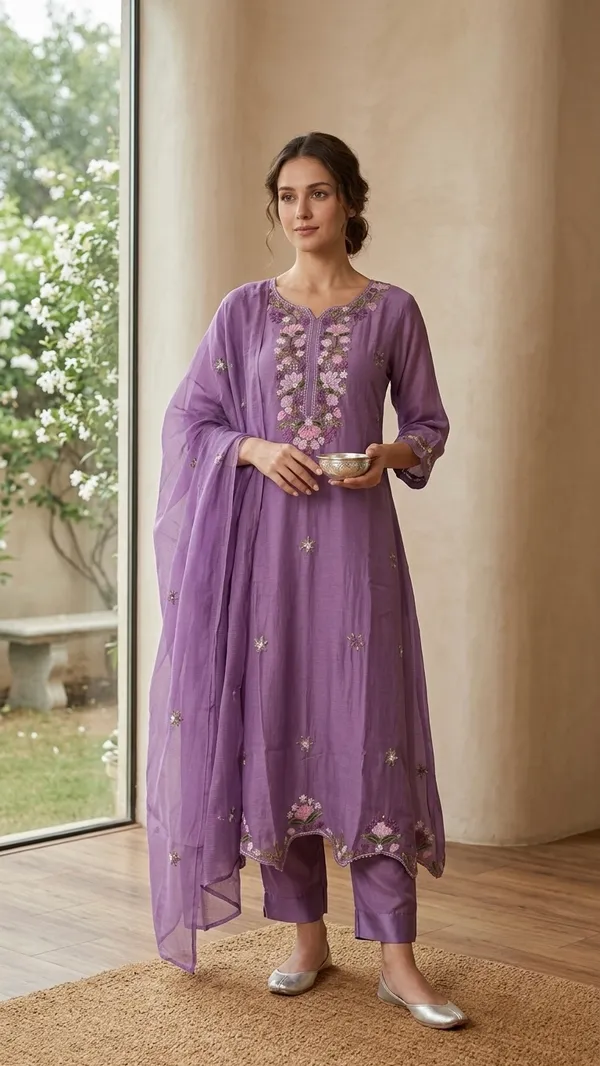 Lavender_Mul_Chanderi_Suitset_with_Embroidery_work