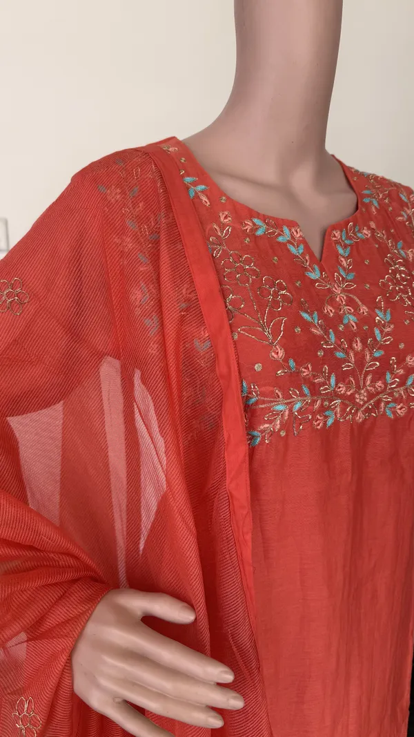 Coral_Mul_Chanderi_Suit_Set_With_Embriodery_And_Zardozi_Work