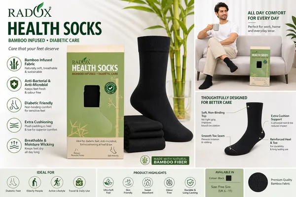Black_Cotton_Blend_Socks_For_Unisex_Pack_Of_2