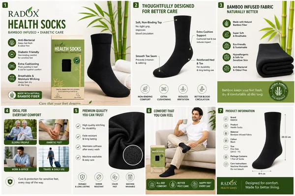 Black_Cotton_Blend_Socks_For_Unisex_Pack_Of_2