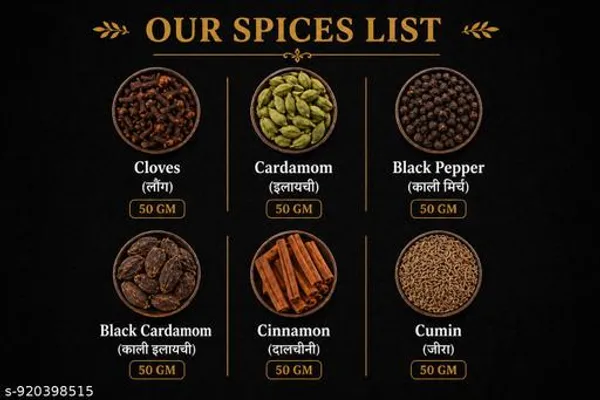 Whole_Spices_Combo_6_Varieties_50G_Each_With_Jars