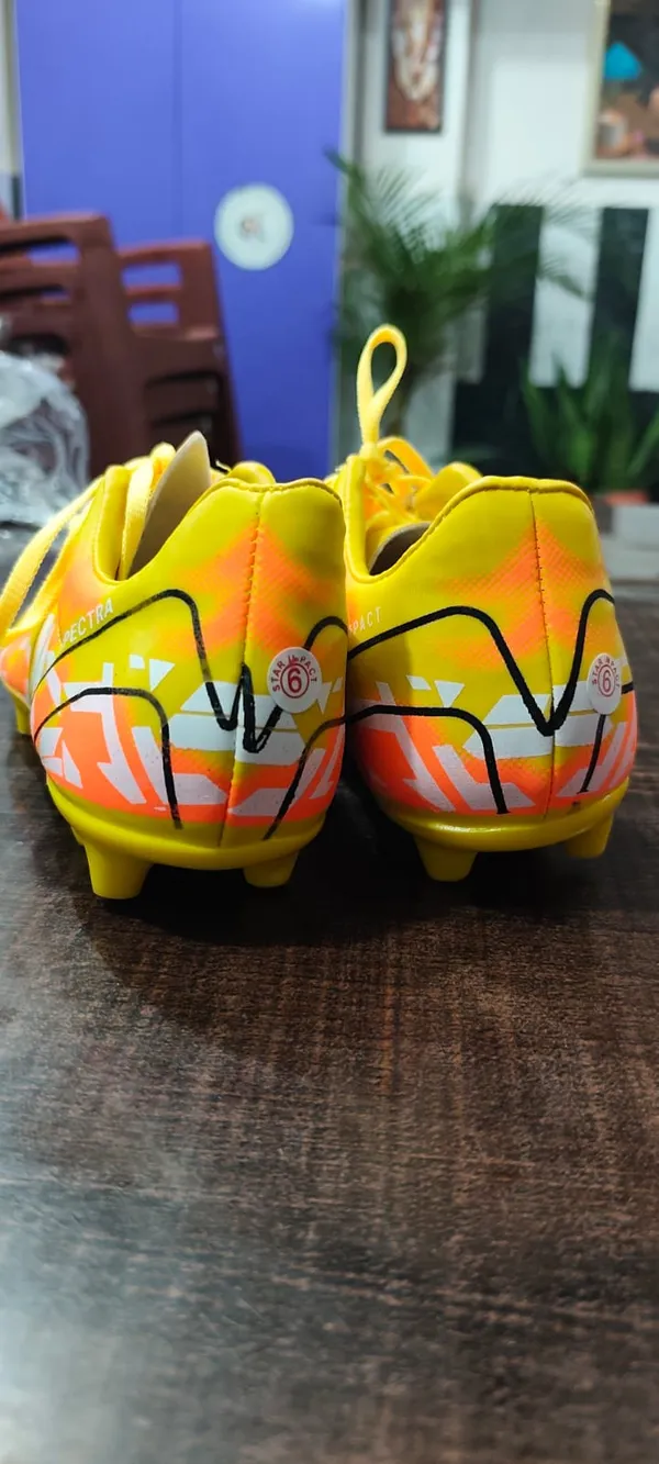 Bright_Yellow_Synthetic_And_Pu_Premium_Football_Boots_For_Men