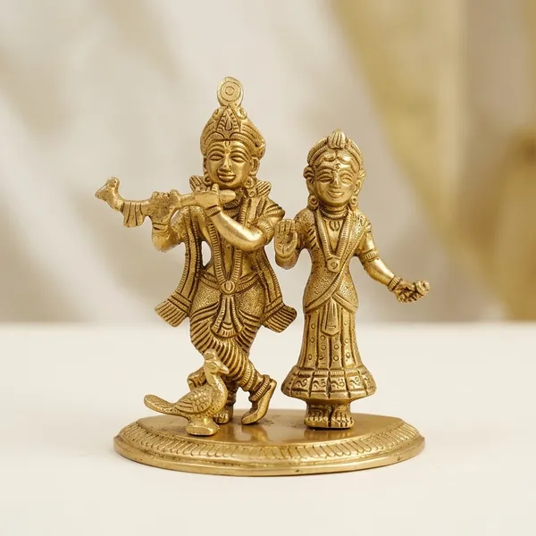 Brass_Traditional_Radha_Krishna_With_Peacock_Idol