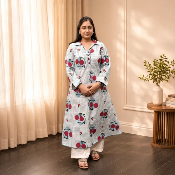 Floral_Breeze:_Aqua_Blue_Women’s_Floral_Cotton_Co-ord_Set