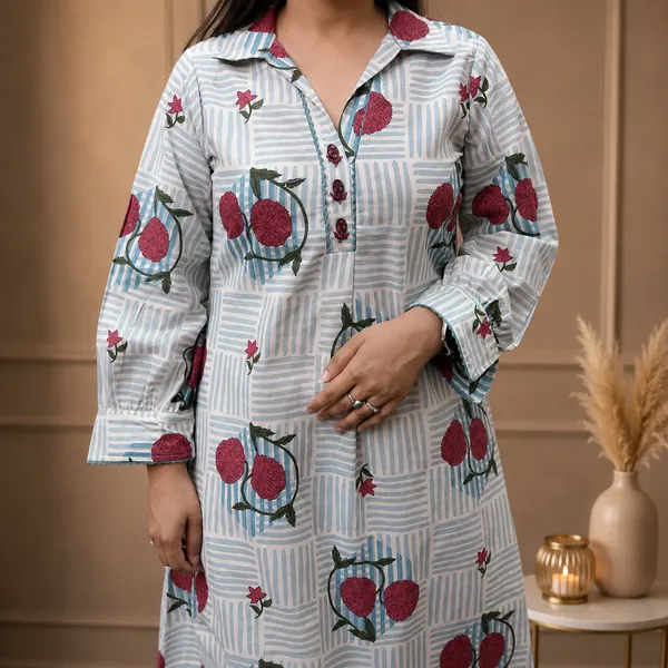 Floral_Breeze:_Aqua_Blue_Women’s_Floral_Cotton_Co-ord_Set