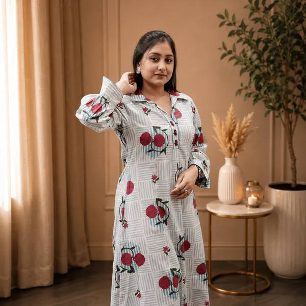 Floral_Breeze:_Aqua_Blue_Women’s_Floral_Cotton_Co-ord_Set