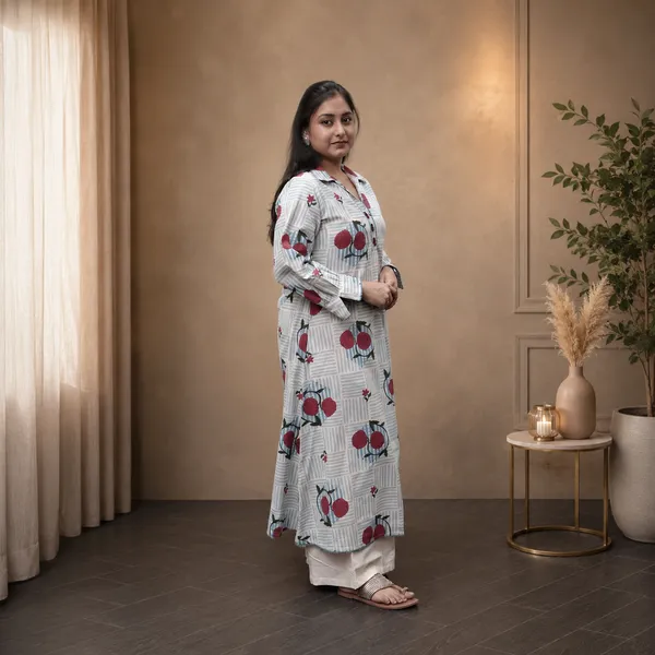 Floral_Breeze:_Aqua_Blue_Women’s_Floral_Cotton_Co-ord_Set