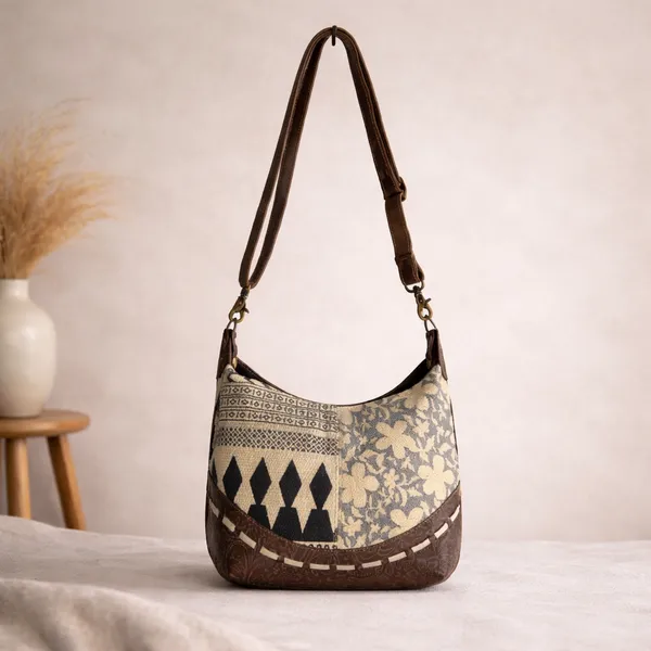 Grey_Flower_Crossbody_Bag