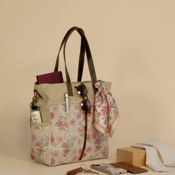 Floral_Messenger_Office_Bag