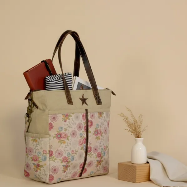 Floral_Messenger_Office_Bag