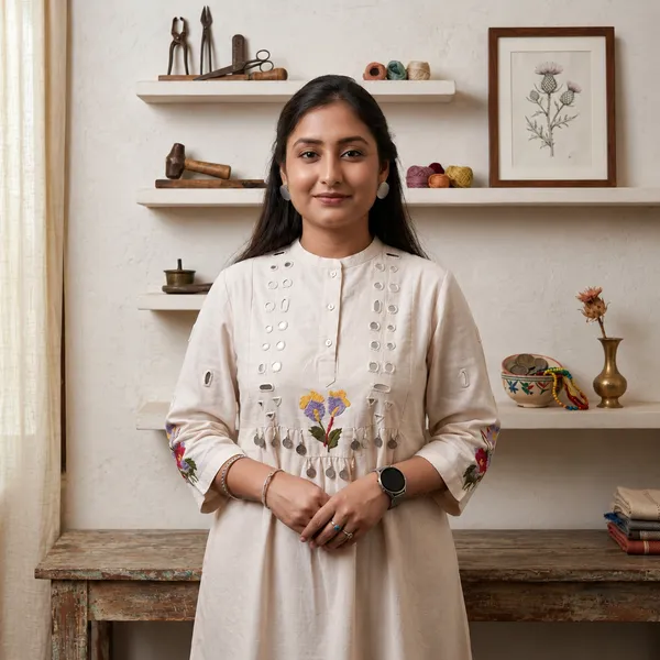 Off-White_Mirror_Work_&_Floral_Embroidered_2-Piece_Cotton_Co-ord_Set
