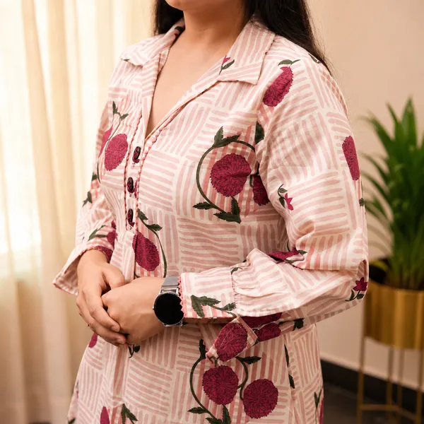 Women’s_Floral_Print_Blush_Pink_2-Piece_Cotton_Co-ord_Set
