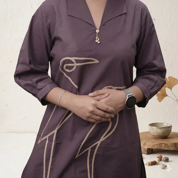 Women’s_Midnight_Plum_2-Piece_Cotton_Co-ord_Set