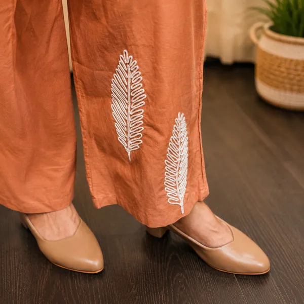Women’s_Peach_Botanical_Leaves_2-Piece_Co-ord_Set