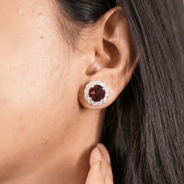 Garnet_Stud_Earrings_925_Sterling_Silver,_Natural_Red_Gemstone_Earrings,_January_Birthstone_Jewelry,_Bridal_Gift_for_Her