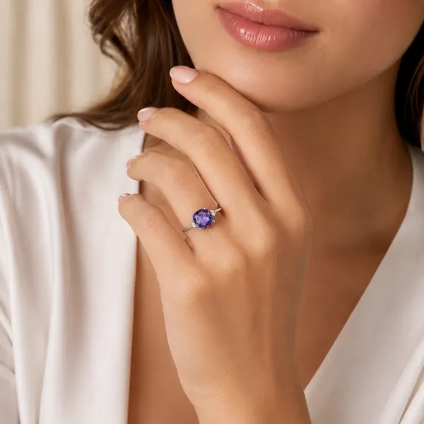 Amethyst_Ring_925_Sterling_Silver,_9mm_Cushion_Cut_Purple_Gemstone_Ring,_February_Birthstone_Promise_Gift_for_Her