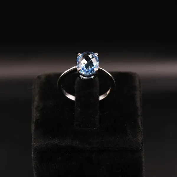 Handmade_Natural_Blue_Topaz_Ring,_925_Sterling_Silver_Dainty_Gemstone_8x10mm_Minimalist_Jewelry_Gift_for_her