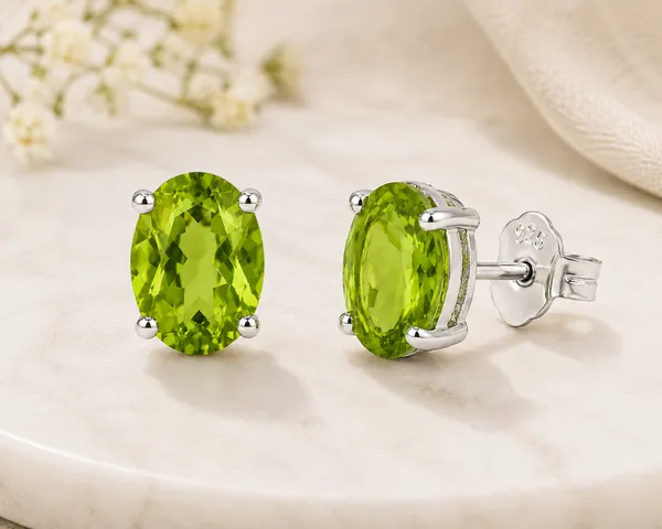 Natural_Peridot_Stud_Earrings_6x8mm_Oval_Gemstone_Studs_in_925_Sterling_Silver,_August_Birthstone_Earrings,_Minimalist_Green_Jewelry_Gift