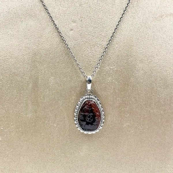 Natural_Tourmaline_Carved_Pendant_925_Sterling_Silver,_Handmade_Gemstone_Necklace,_Vintage_Style_Silver_Jewelry,_Gift_for_Her
