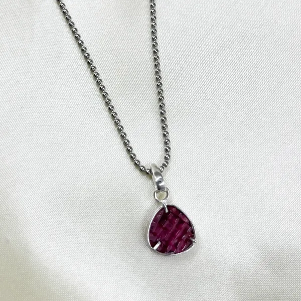 Pink_Tourmaline_Carved_Leaf_Pendant,_925_Sterling_Silver_Nature_Charm_Necklace,_Minimalist_Jewelry