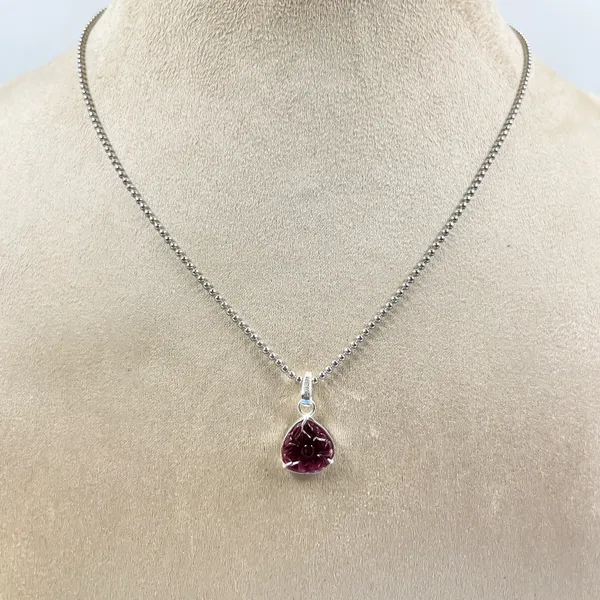Pink_Tourmaline_Carved_Leaf_Pendant,_925_Sterling_Silver_Nature_Charm_Necklace,_Minimalist_Jewelry