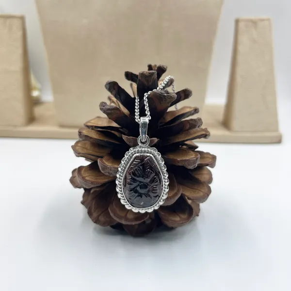 Natural_Tourmaline_Carved_Pendant_925_Sterling_Silver,_Handmade_Gemstone_Necklace,_Vintage_Style_Silver_Jewelry,_Gift_for_Her