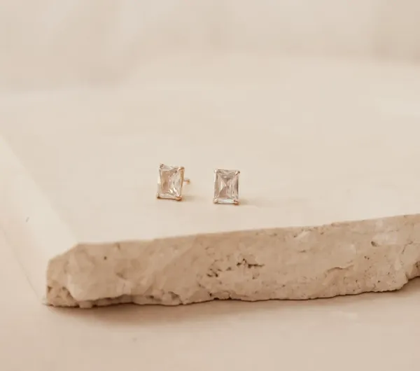 925_Sterling_Silver_Emerald_Cut_Zircon_Stud_Earrings,_4x6mm_Minimalist_Dainty_Jewelry