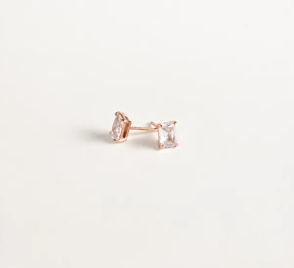 925_Sterling_Silver_Emerald_Cut_Zircon_Stud_Earrings,_4x6mm_Minimalist_Dainty_Jewelry
