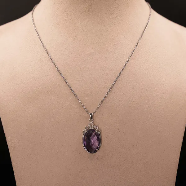 Natural_Amethyst_Pendant_Necklace,_925_Sterling_Silver_Purple_Gemstone,_14x20mm_February_Birthstone_Jewelry_Gift_for_Her