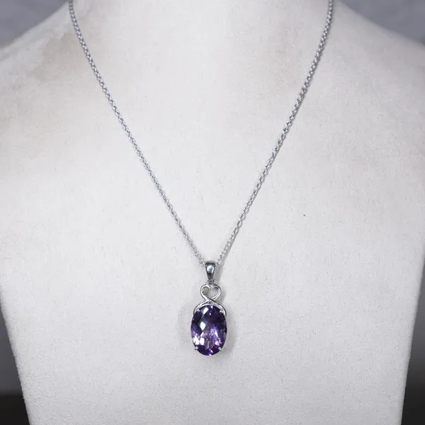 Natural_Amethyst_Pendant,_925_Sterling_Silver_Boho_Necklace,_13x18mm_Dainty_Minimalist_February_Birthstone,_Birthday_Gift