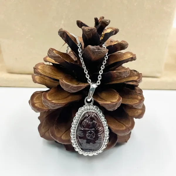 Natural_Tourmaline_Carved_Pendant_925_Sterling_Silver,_Handmade_Gemstone_Necklace,_Vintage_Style_Silver_Jewelry,_Gift_for_Her