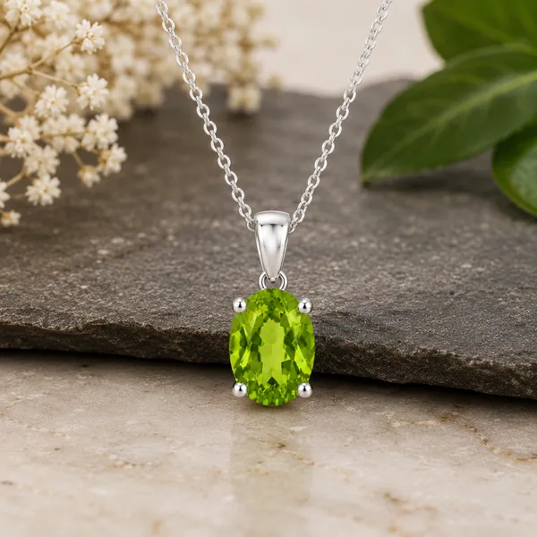 Natural_Peridot_Pendant_Necklace_6x8mm_Oval_Gemstone_in_925_Sterling_Silver,_August_Birthstone_Jewelry,_Green_Minimalist_Necklace_Gift