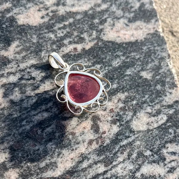 925_Sterling_Silver_Pink_Tourmaline_Pendant_Necklace,_Natural_Gemstone,_17x16mm_Handcrafted_Wire_Wrapped_Jewelry_Gift_for_Her