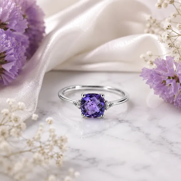 Amethyst_Ring_925_Sterling_Silver,_9mm_Cushion_Cut_Purple_Gemstone_Ring,_February_Birthstone_Promise_Gift_for_Her