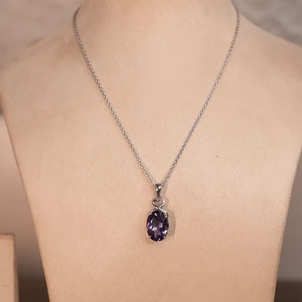 Natural_Amethyst_Pendant,_925_Sterling_Silver_Boho_Necklace,_13x18mm_Dainty_Minimalist_February_Birthstone,_Birthday_Gift