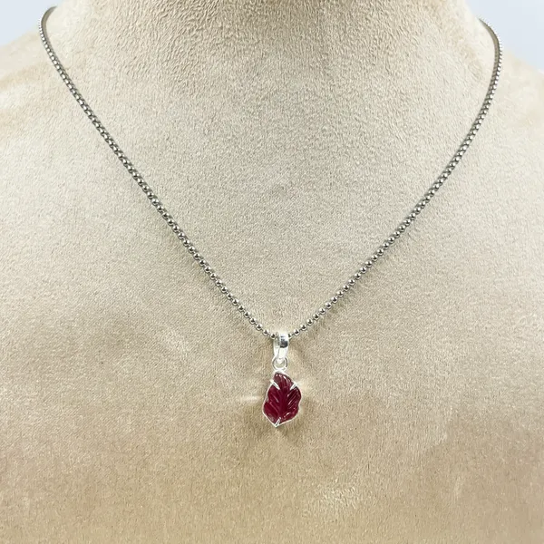 Pink_Tourmaline_Quartz_Carved_Leaf_Pendant,_925_Sterling_Silver,_Nature_Inspired_Leaf_Charm_Necklace,_Gift_for_Her