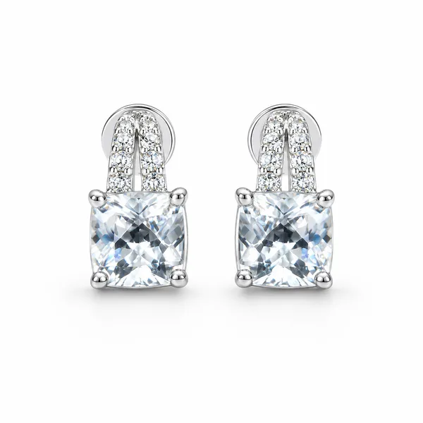925_Sterling_Silver_Stud_Earrings,_White_Topaz_Diamond_Look,_Minimalist_Everyday_Minimalist_Handmade_Jewelry