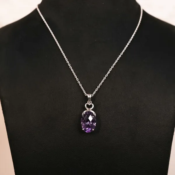 Natural_Amethyst_Pendant,_925_Sterling_Silver_Boho_Necklace,_13x18mm_Dainty_Minimalist_February_Birthstone,_Birthday_Gift