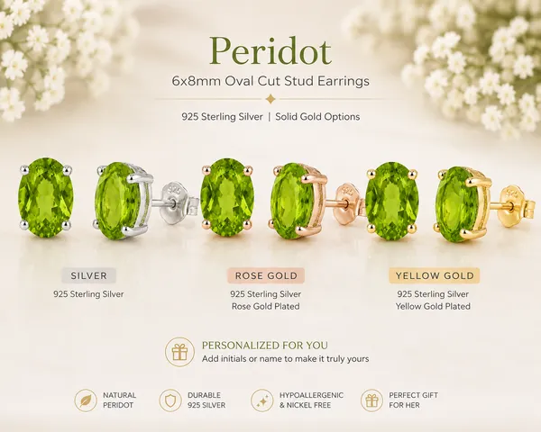 Natural_Peridot_Stud_Earrings_6x8mm_Oval_Gemstone_Studs_in_925_Sterling_Silver,_August_Birthstone_Earrings,_Minimalist_Green_Jewelry_Gift