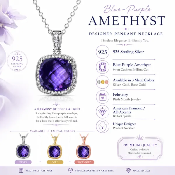 Natural_Amethyst_Pendant_925_Sterling_Silver,_9mm_Cushion_Cut_Purple_Gemstone_Halo_Necklace,_February_Birthstone_Gift